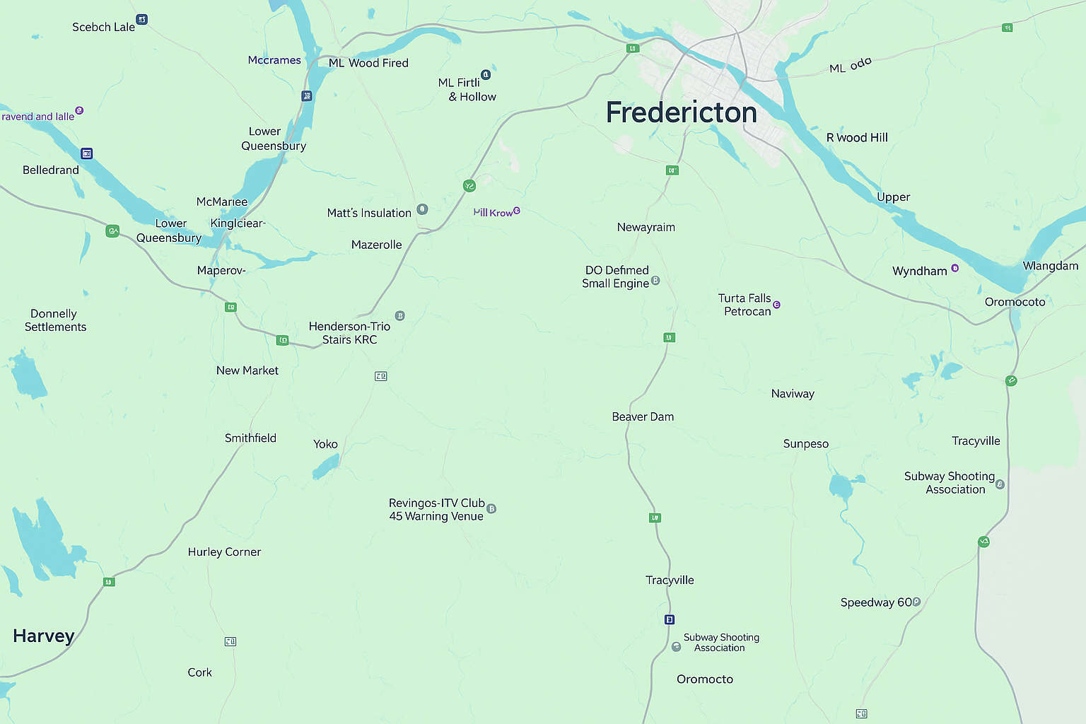Service Area Map